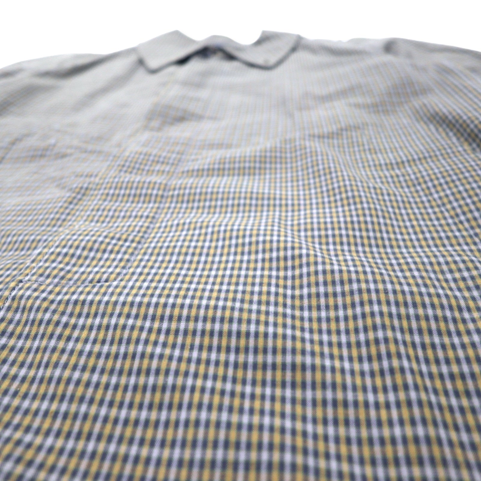 McGREGOR anni '90, trench coat, taglia L, grigio, fantasia Principe di Galles, cotone, Made in Japan