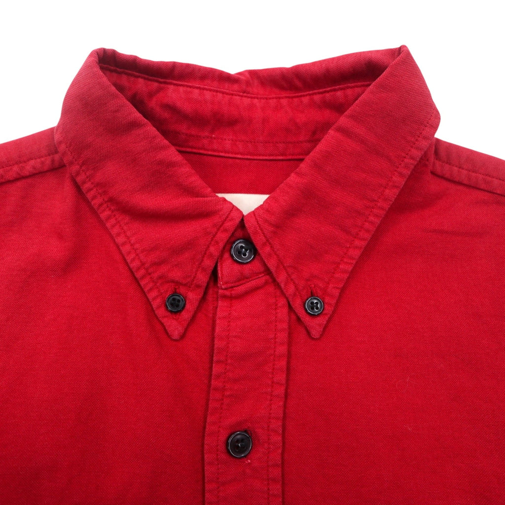 BAND OF OUTSIDERS Camicia button-down Made in USA S rosso cotone
