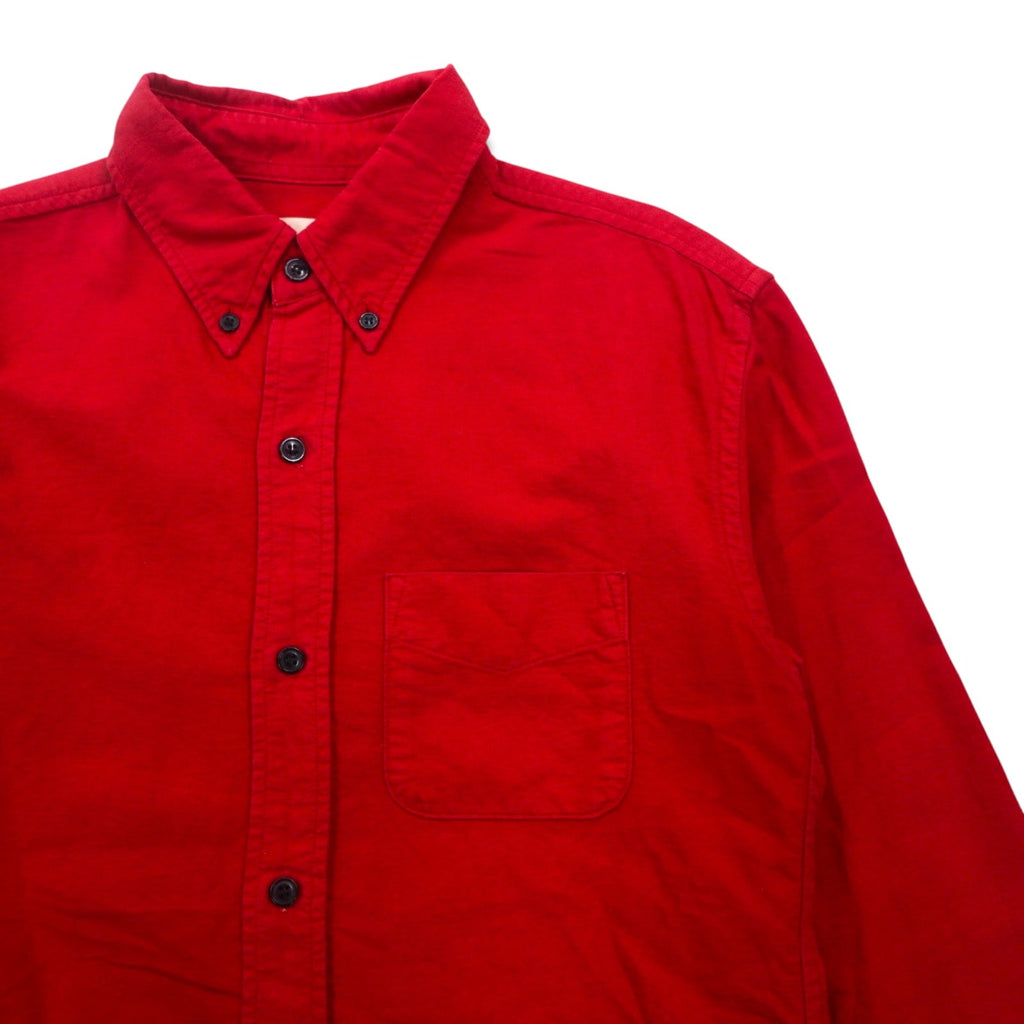 BAND OF OUTSIDERS Camicia button-down Made in USA S rosso cotone