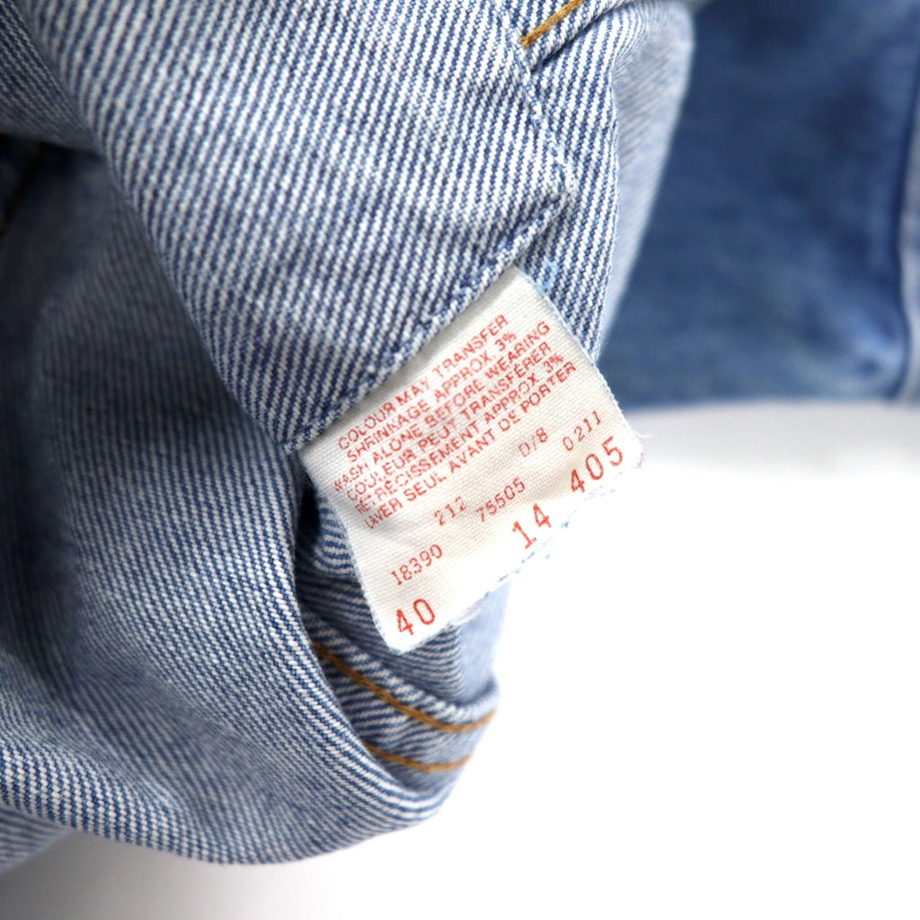 Levi's Giacca di jeans canadese anni '90 G-Jean 40 blu cotone 75505-0211