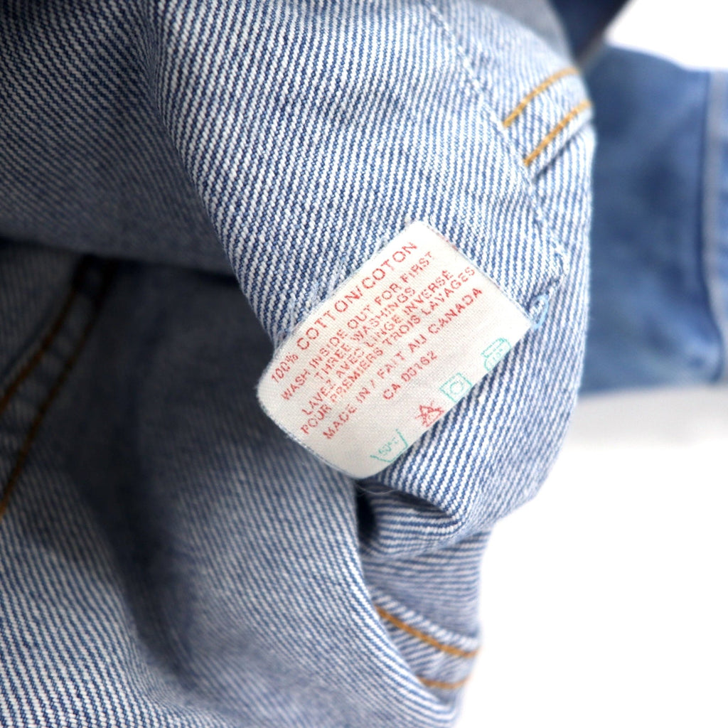 Levi's Giacca di jeans canadese anni '90 G-Jean 40 blu cotone 75505-0211