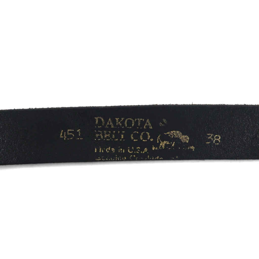 Cintura in pelle DAKOTA USA, 38, nera, con fibbia