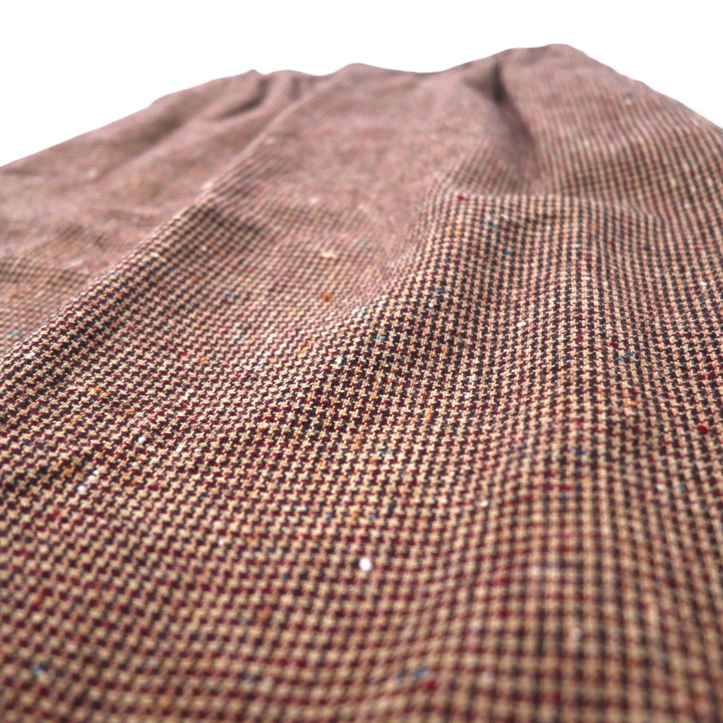 PENDLETON USA製 70年代 タック スカート 4 ブラウン ガンクラブチェック ウール