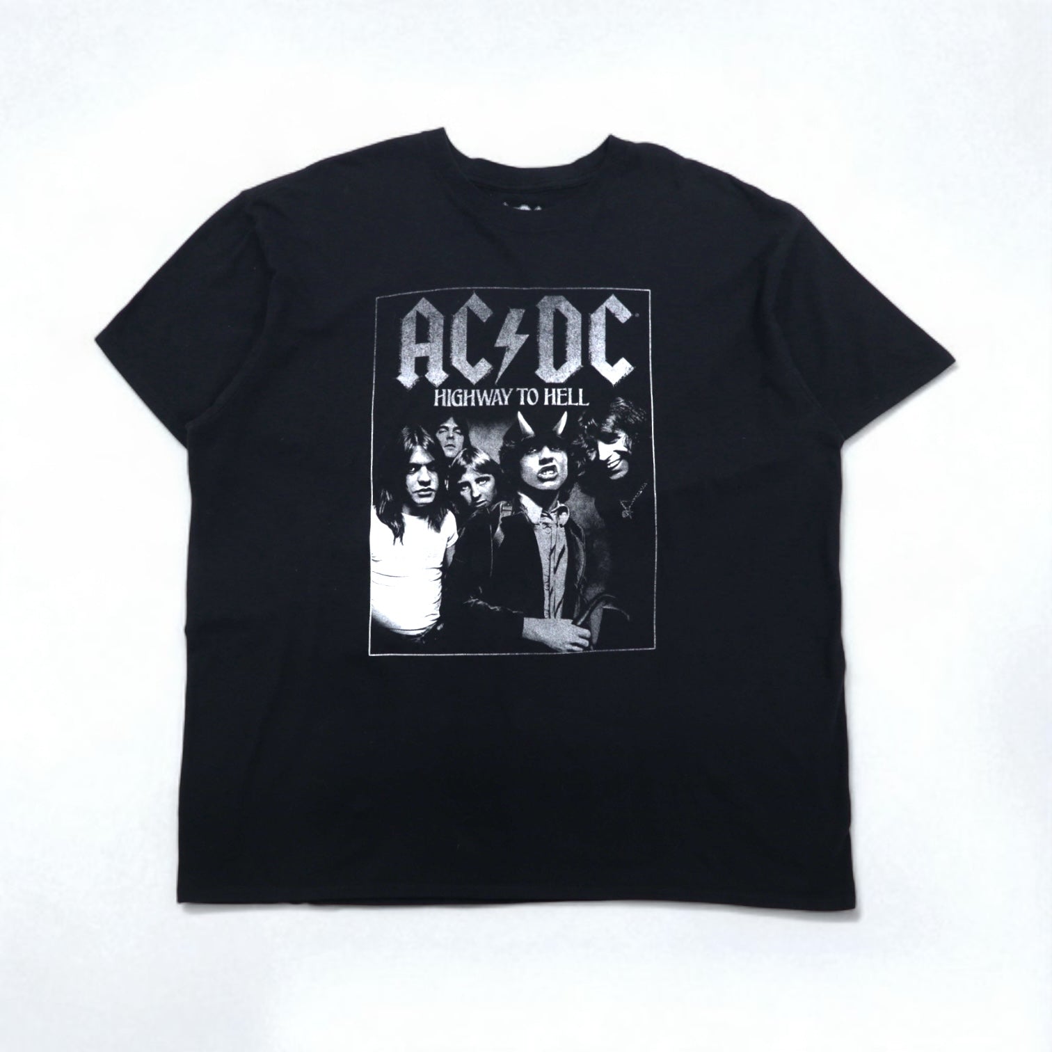AC/DC T-shirt ufficiale Rock Band 2XL Nero Cotone HIGHWAY TO HELL