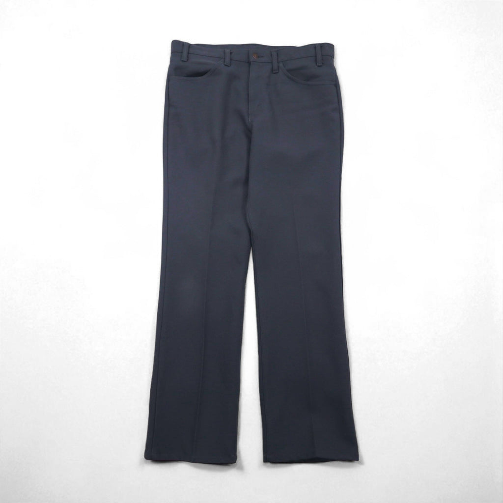 Levi's 90年代 USA製 スタプレ STA-PREST ブーツカット フレア スラックス パンツ L グレー 10517 6155 黒タブ SCOVILLジップ