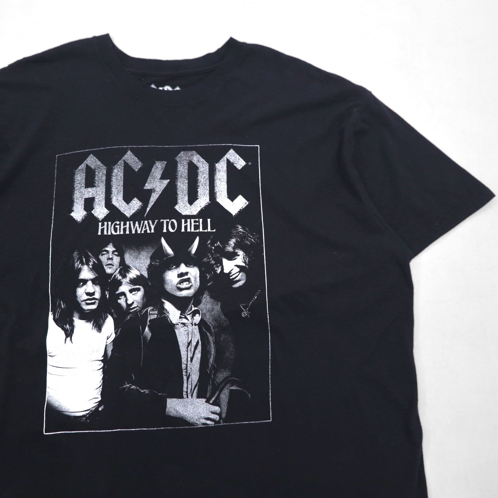 AC/DC T-shirt ufficiale Rock Band 2XL Nero Cotone HIGHWAY TO HELL