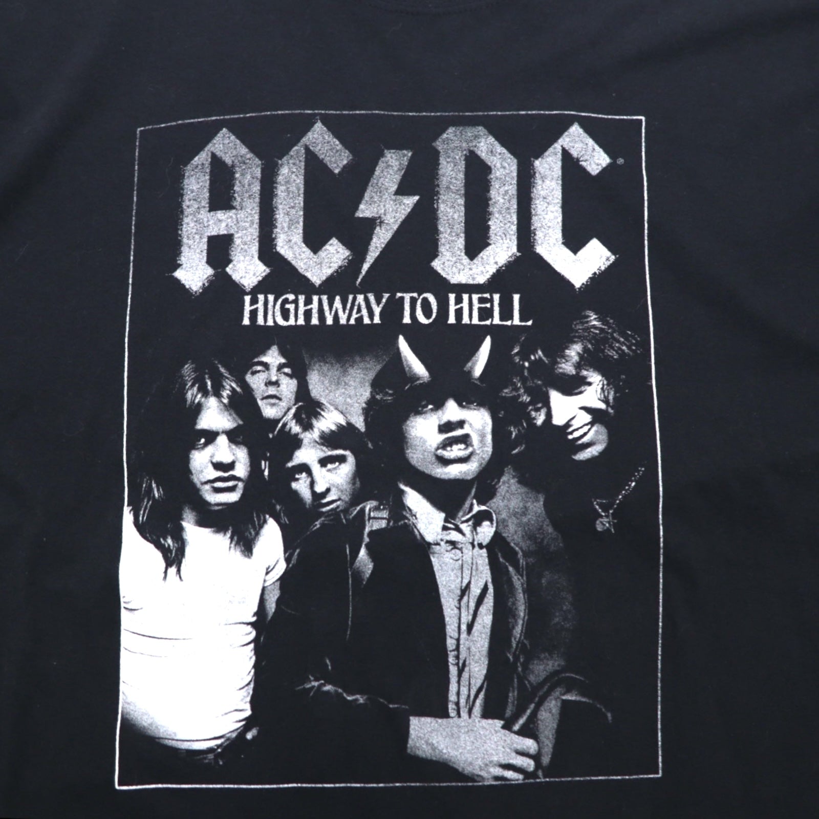 AC/DC T-shirt ufficiale Rock Band 2XL Nero Cotone HIGHWAY TO HELL