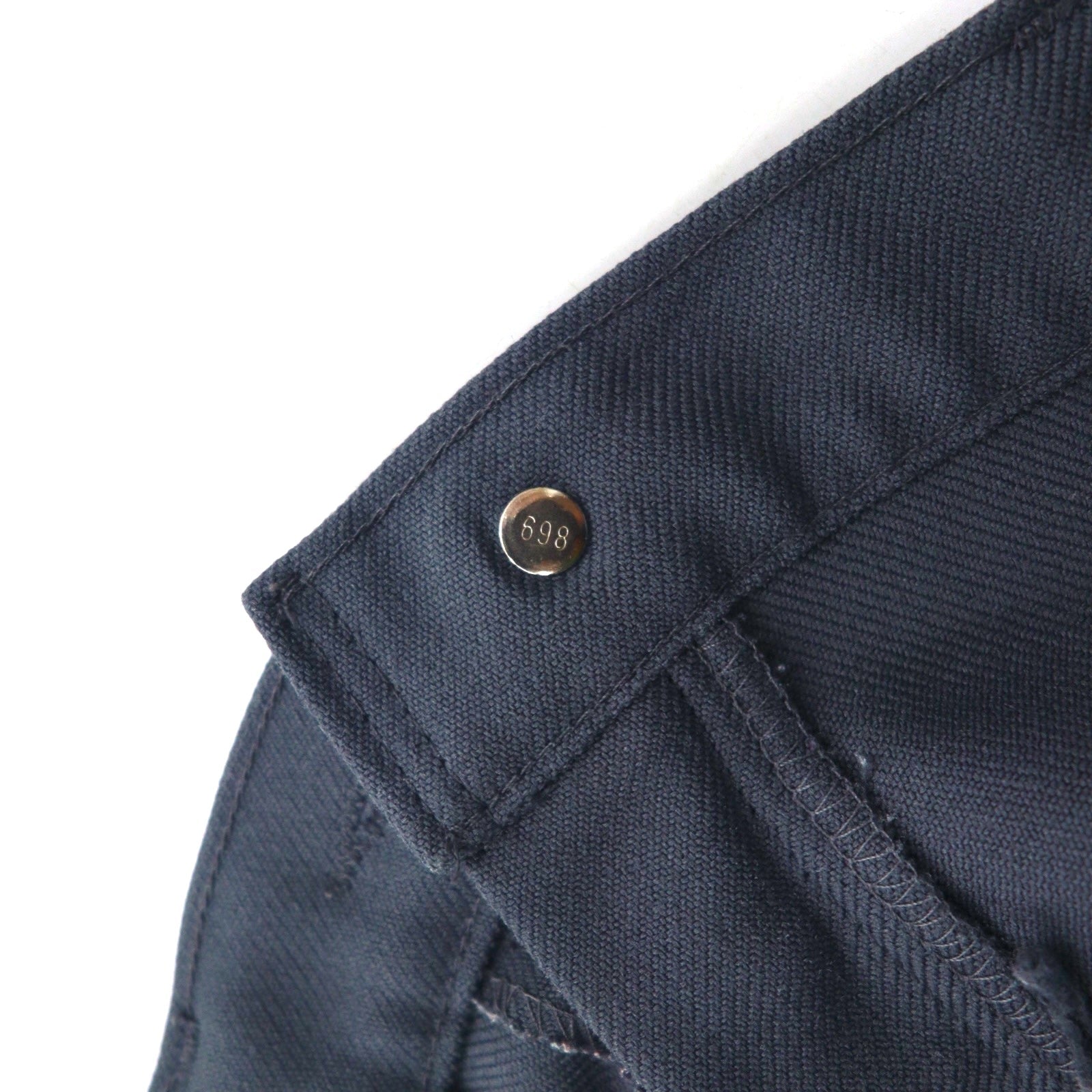 Levi's 90年代 USA製 スタプレ STA-PREST ブーツカット フレア スラックス パンツ L グレー 10517 6155 黒タブ SCOVILLジップ