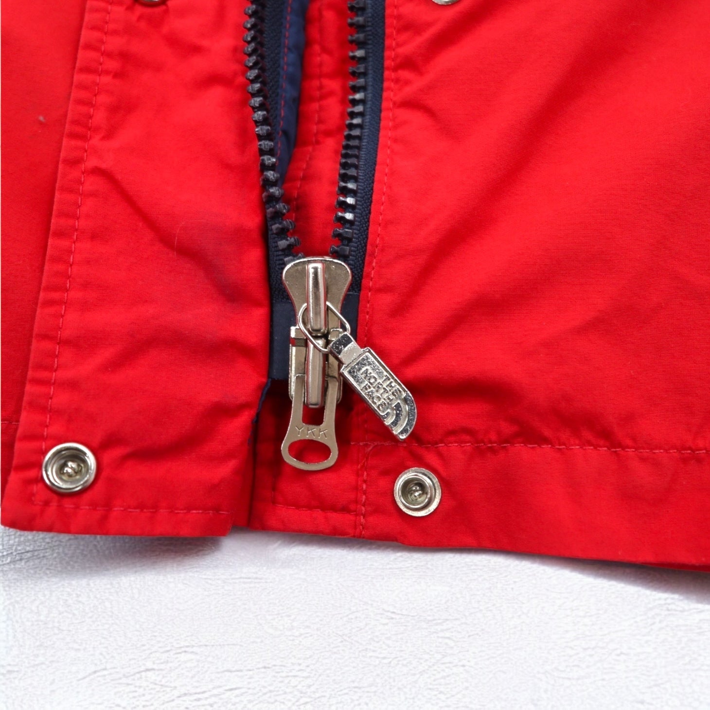 THE NORTH FACE Anni '90 USA Gore-Tex GORE-TEX Giacca a vento L Rossa Impermeabile Coulisse Cappuccio staccabile Etichetta rossa