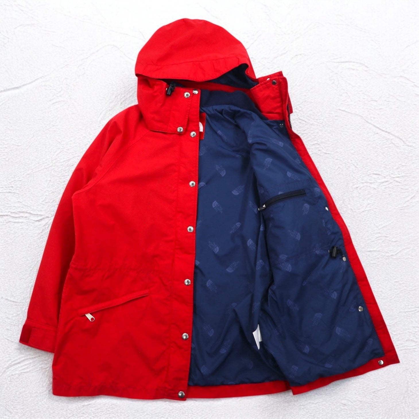 THE NORTH FACE Anni '90 USA Gore-Tex GORE-TEX Giacca a vento L Rossa Impermeabile Coulisse Cappuccio staccabile Etichetta rossa