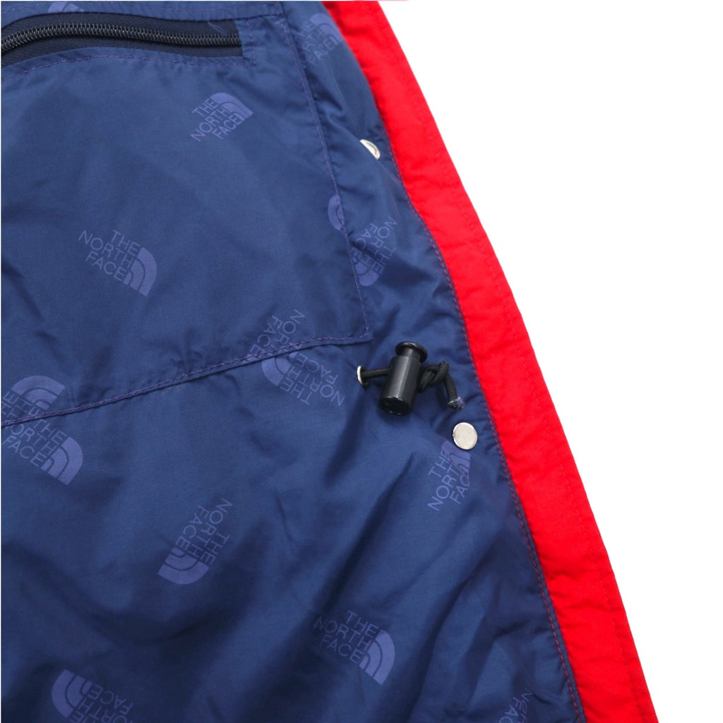 THE NORTH FACE Anni '90 USA Gore-Tex GORE-TEX Giacca a vento L Rossa Impermeabile Coulisse Cappuccio staccabile Etichetta rossa