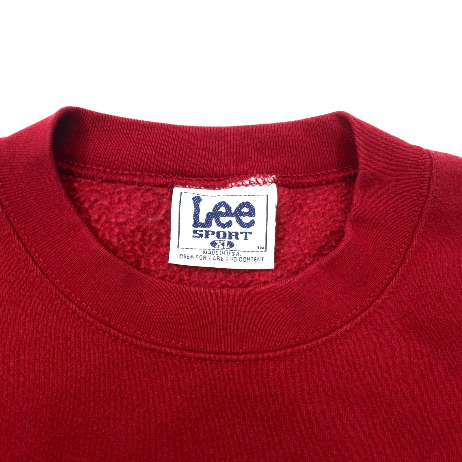 Lee SPORT Made in USA anni '90 NHL Ricamo Felpa XL Rossa Cotone COLORADO AVALANCHE Taglia Grande