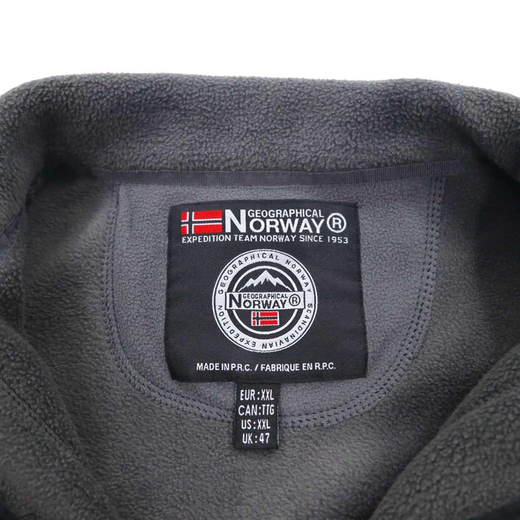 GEOGRAPHICAL NORWAY Giacca in pile full zip XXL nero poliestere