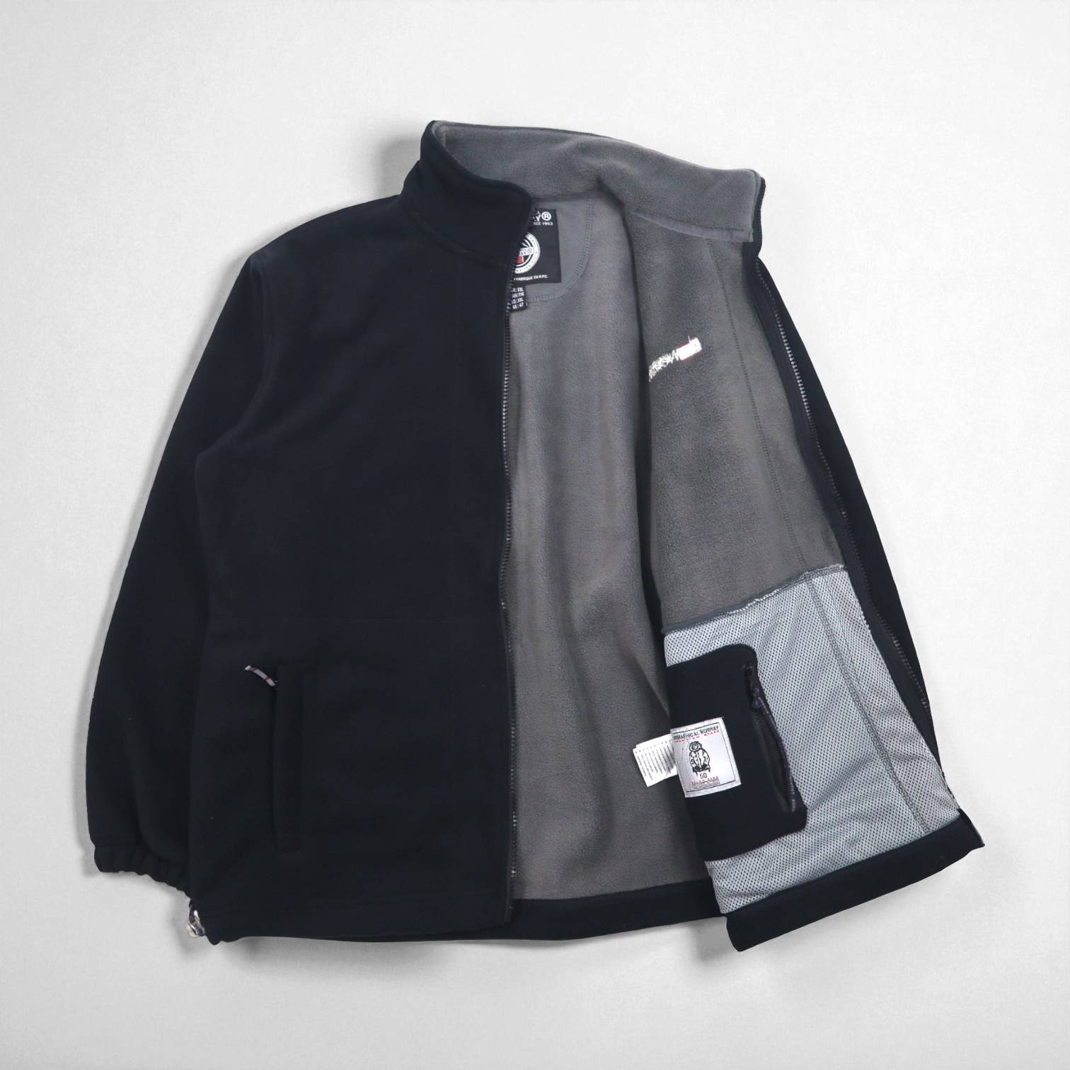 GEOGRAPHICAL NORWAY Giacca in pile full zip XXL nero poliestere