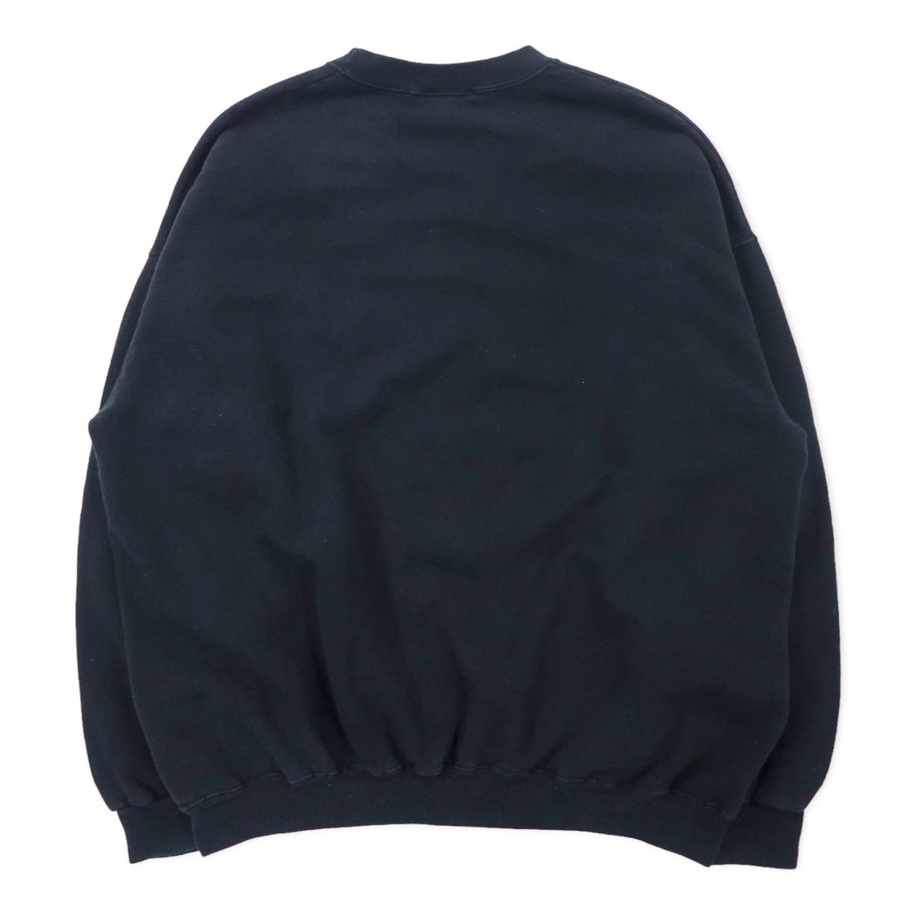 Felpa SPORTEX USA College ricamata XL nera in cotone OHIO STATE taglia grossa