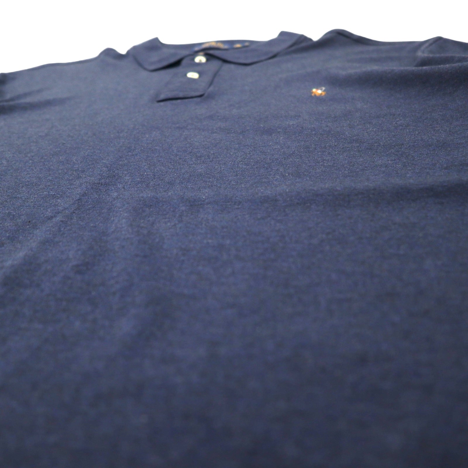 POLO RALPH LAUREN Polo Pima Soft Touch XXL Blu Navy Cotone Ricamo Piccolo Pony