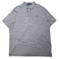 POLO RALPH LAUREN Polo classica XXL grigia in cotone con ricamo piccolo pony