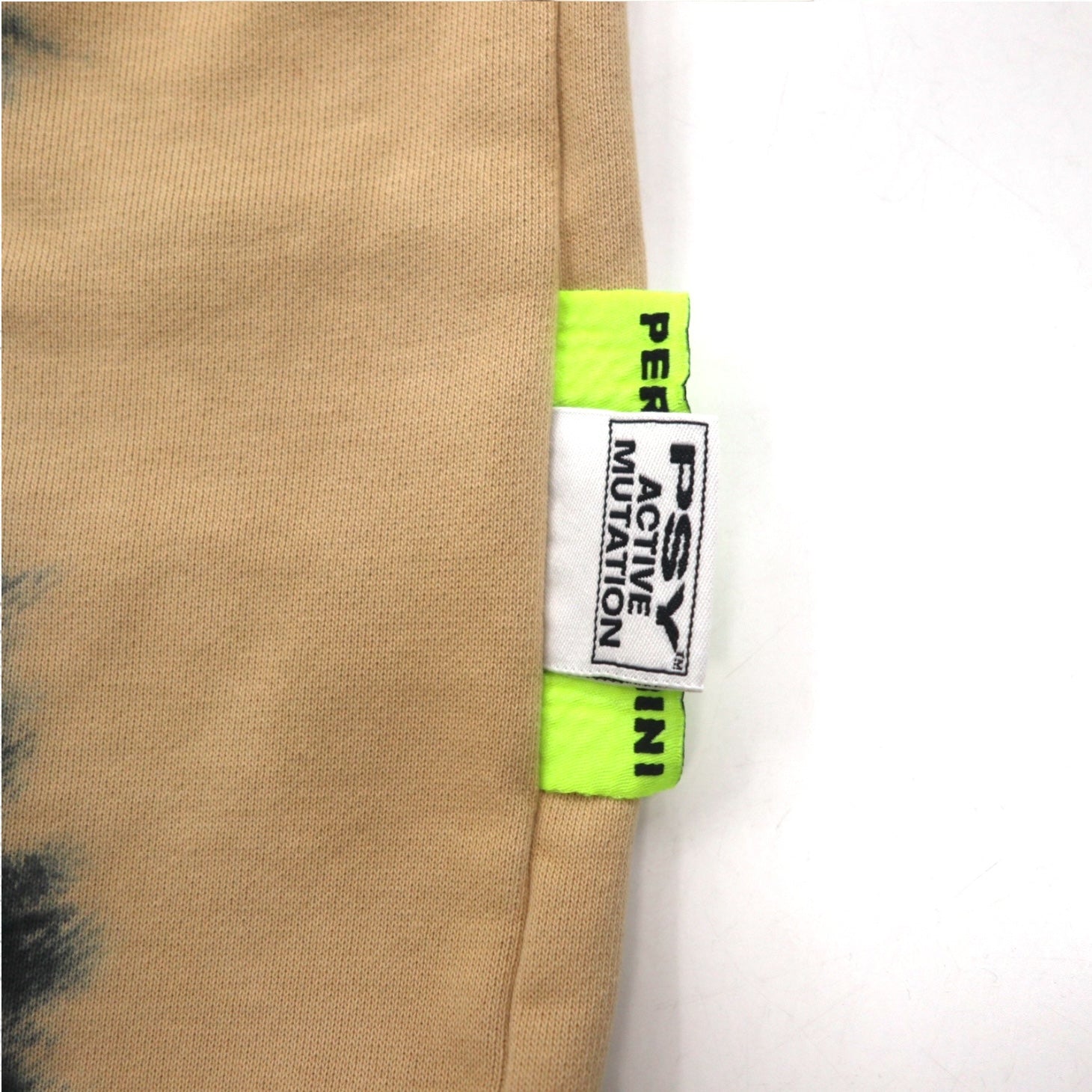 P.A.M. PERKS AND MINI Pantaloni della tuta BTC RUST TIE DYE DUPIO PANTS Beige tie-dye
