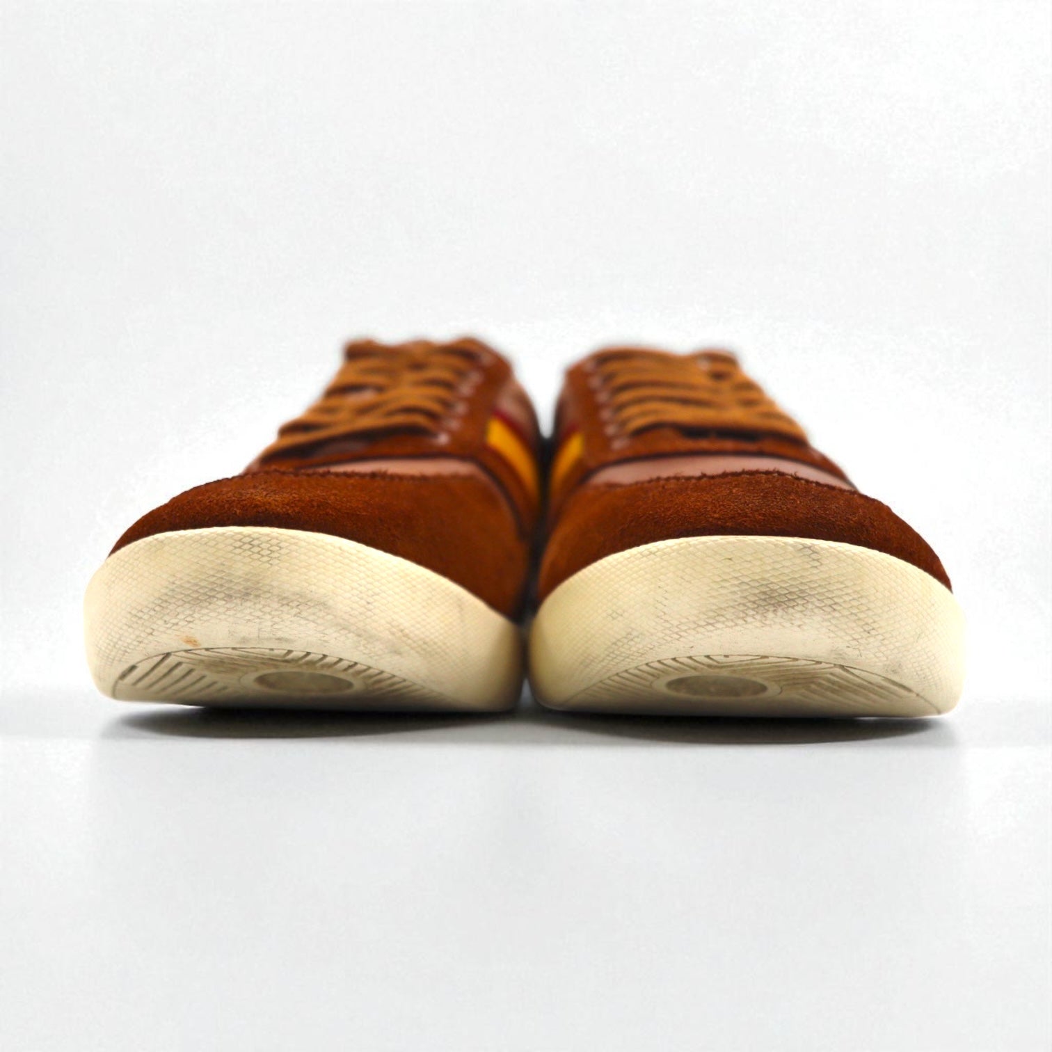 Polo by Ralph Lauren Camilo II Scarpe da ginnastica Sneakers 27cm Marrone Pelle 14557