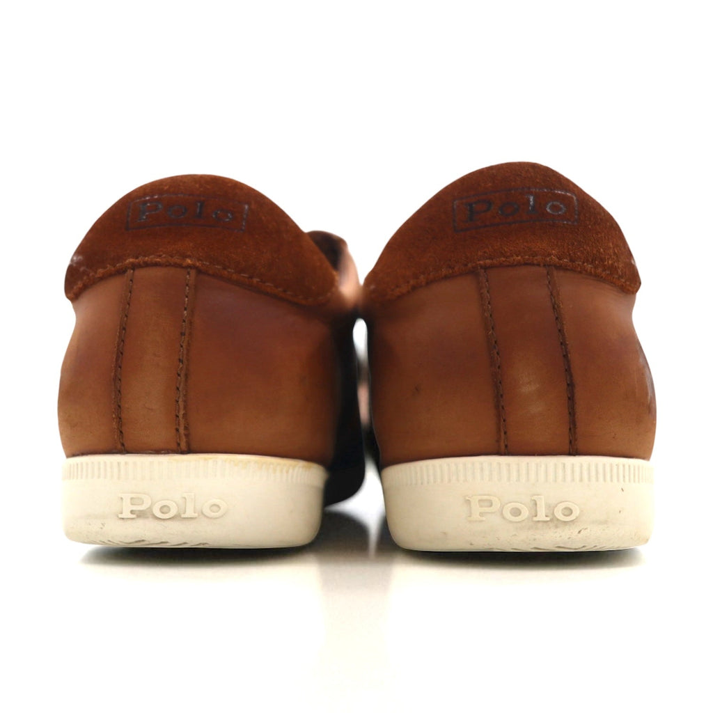 Polo by Ralph Lauren Camilo II Scarpe da ginnastica Sneakers 27cm Marrone Pelle 14557