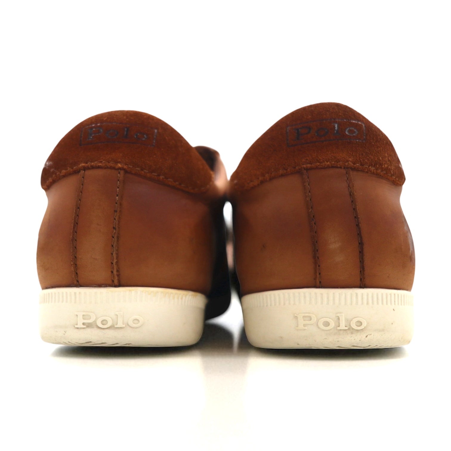 Polo by Ralph Lauren Camilo II Scarpe da ginnastica Sneakers 27cm Marrone Pelle 14557