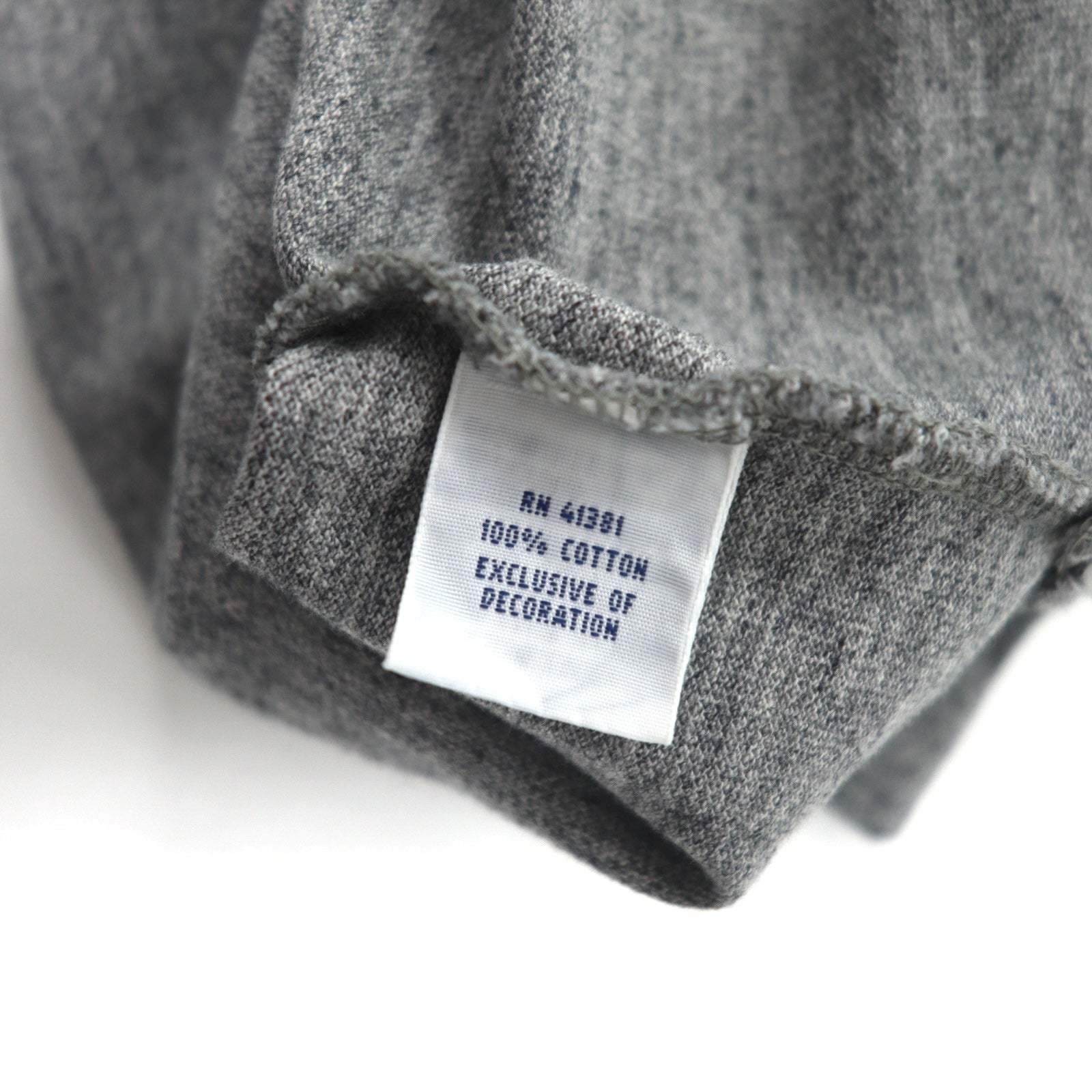 POLO RALPH LAUREN Polo classica XXL grigia in cotone con ricamo piccolo pony