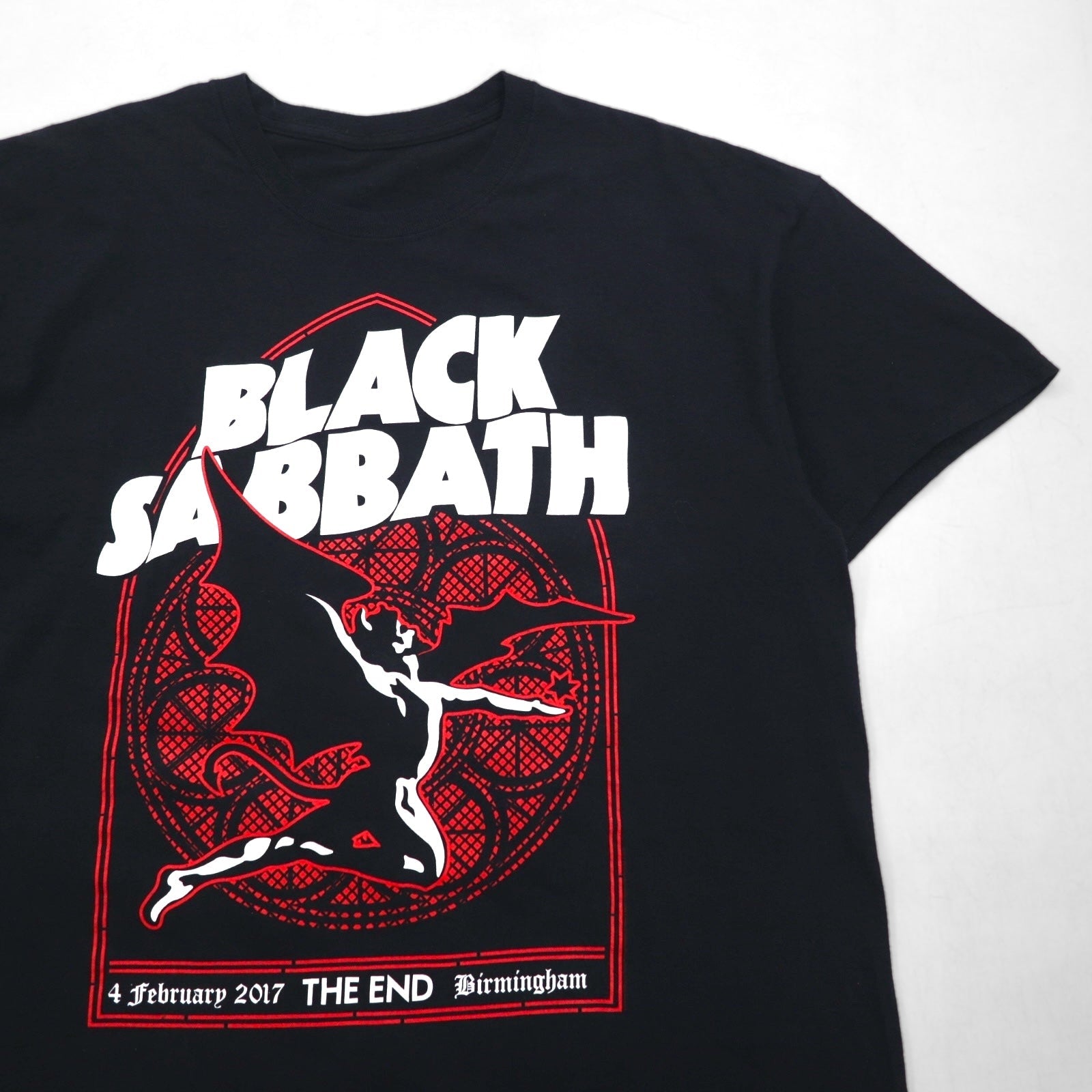 BLACK SABBATH Black Sabbath Rock Band T-shirt XL Nero Cotone