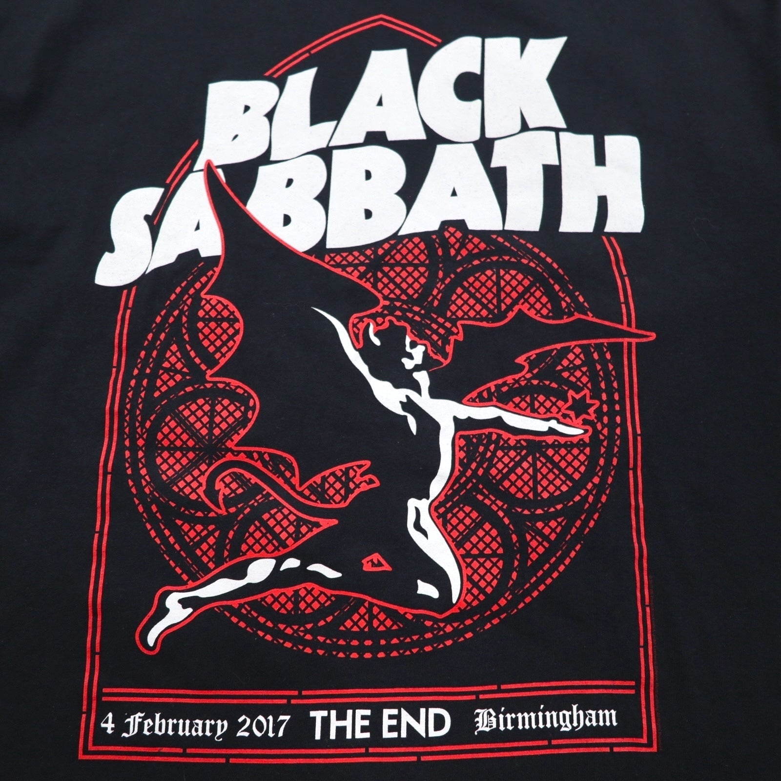 BLACK SABBATH Black Sabbath Rock Band T-shirt XL Nero Cotone