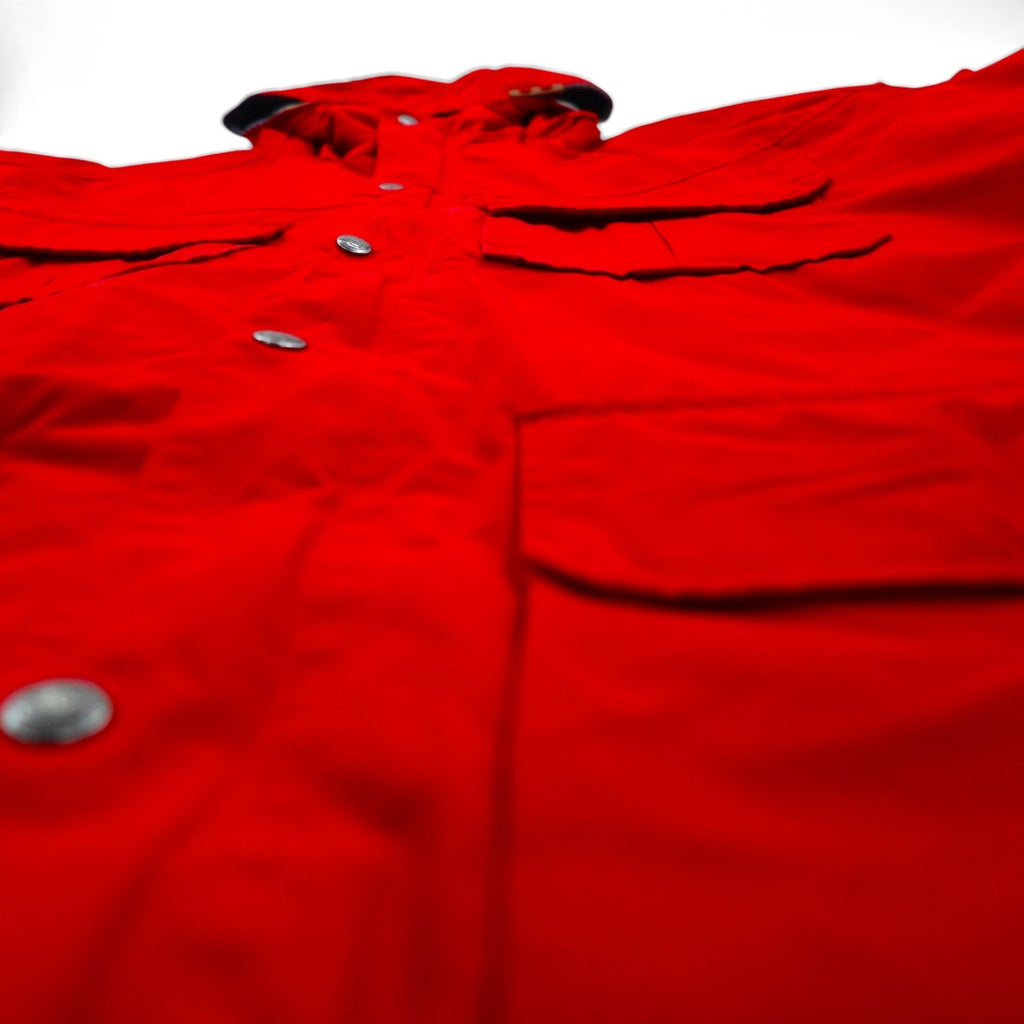 Woolrich 90年代 60/40クロス マウンテンパーカー L レッド ドローコード ライナー付 ダブルジップ