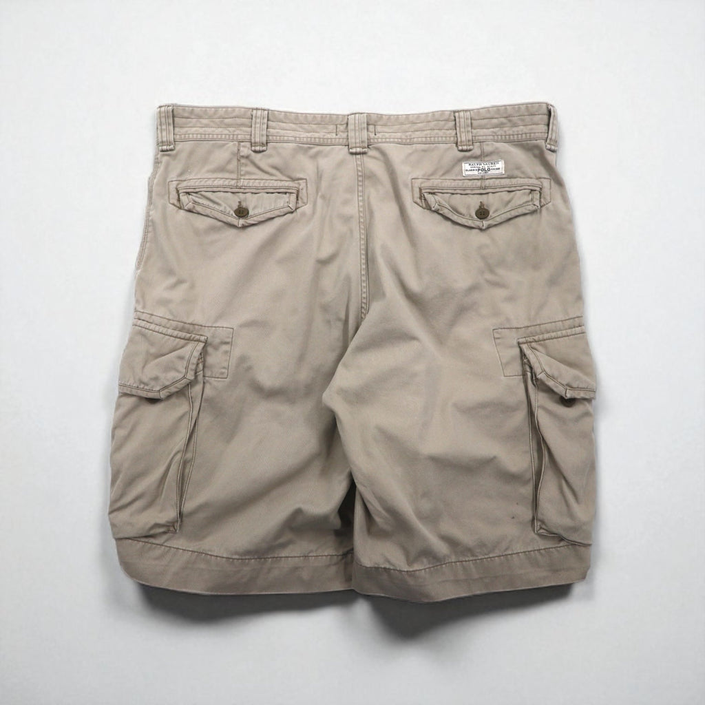 POLO RALPH LAUREN Pantaloncini Chino Cargo Corti XL Beige Cotone al ginocchio