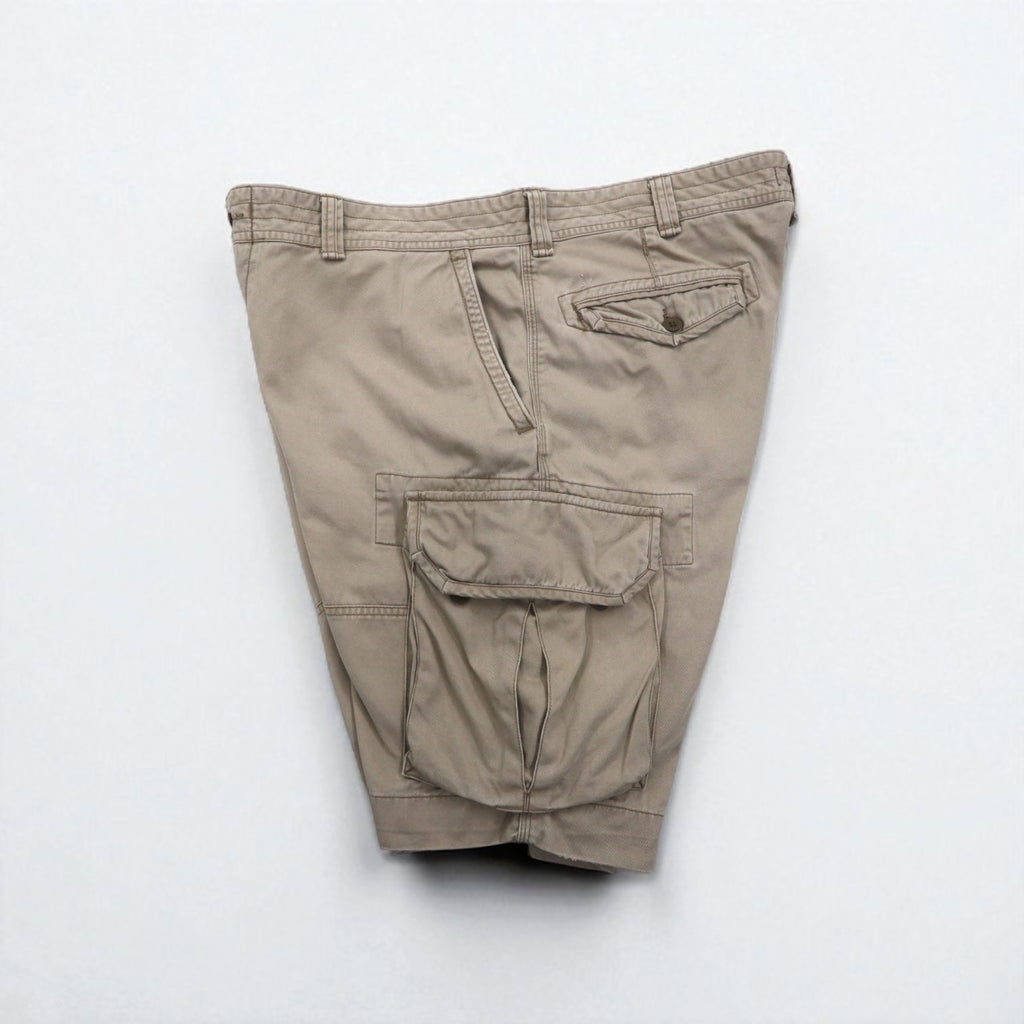 POLO RALPH LAUREN Pantaloncini Chino Cargo Corti XL Beige Cotone al ginocchio