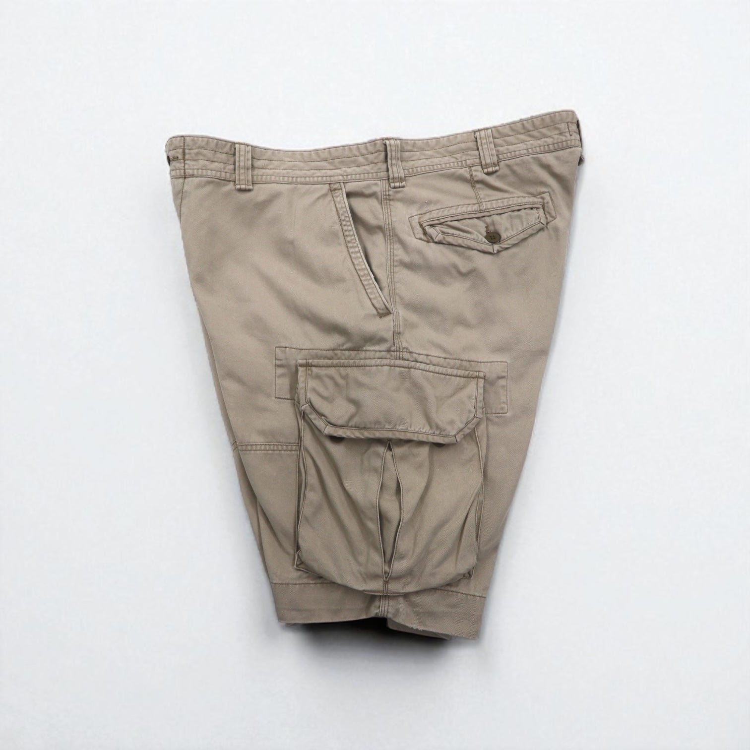 POLO RALPH LAUREN Pantaloncini Chino Cargo Corti XL Beige Cotone al ginocchio