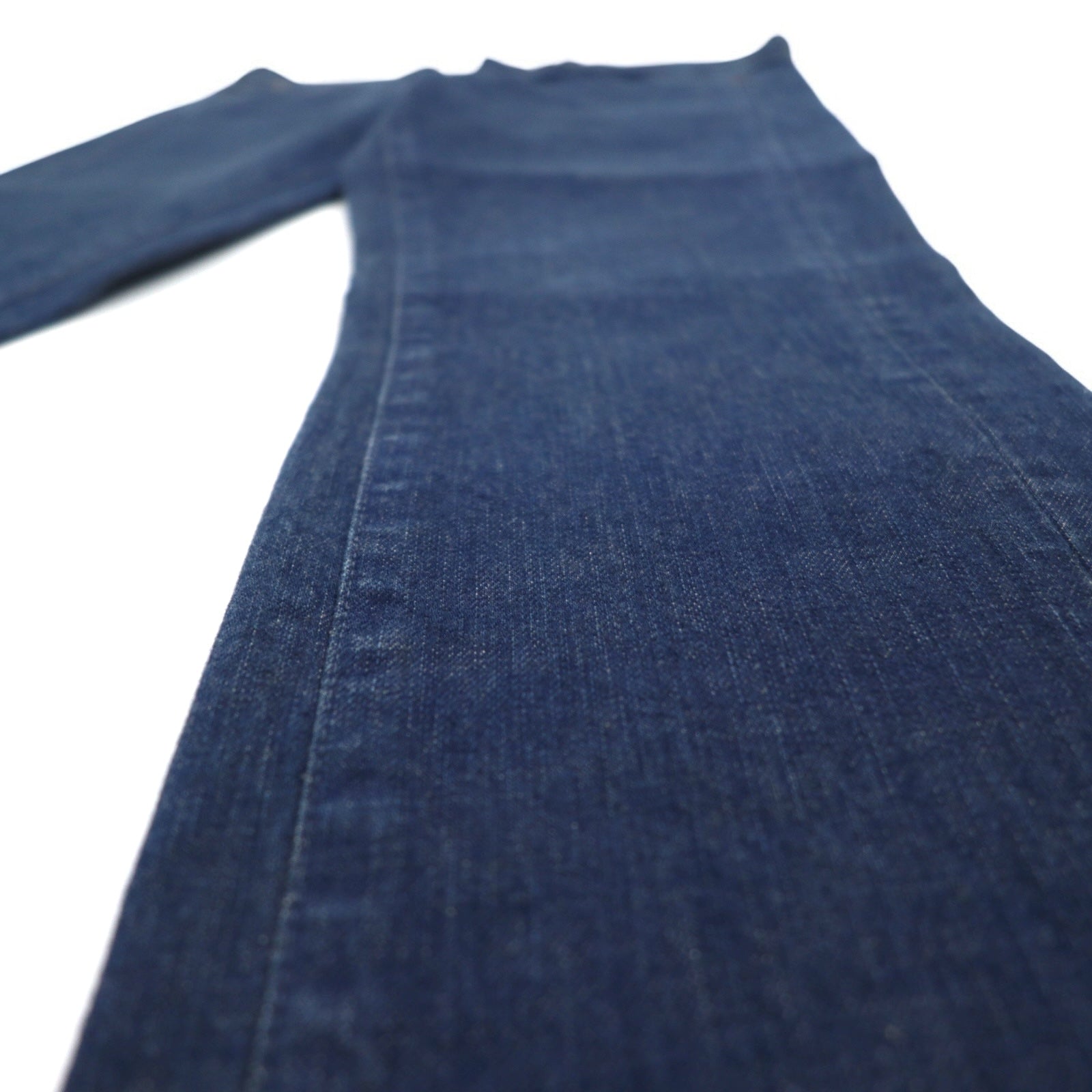 LAD MUSICIAN Jeans 5 tasche, taglia L, denim indaco, blu, chiusura con cerniera, made in Japan