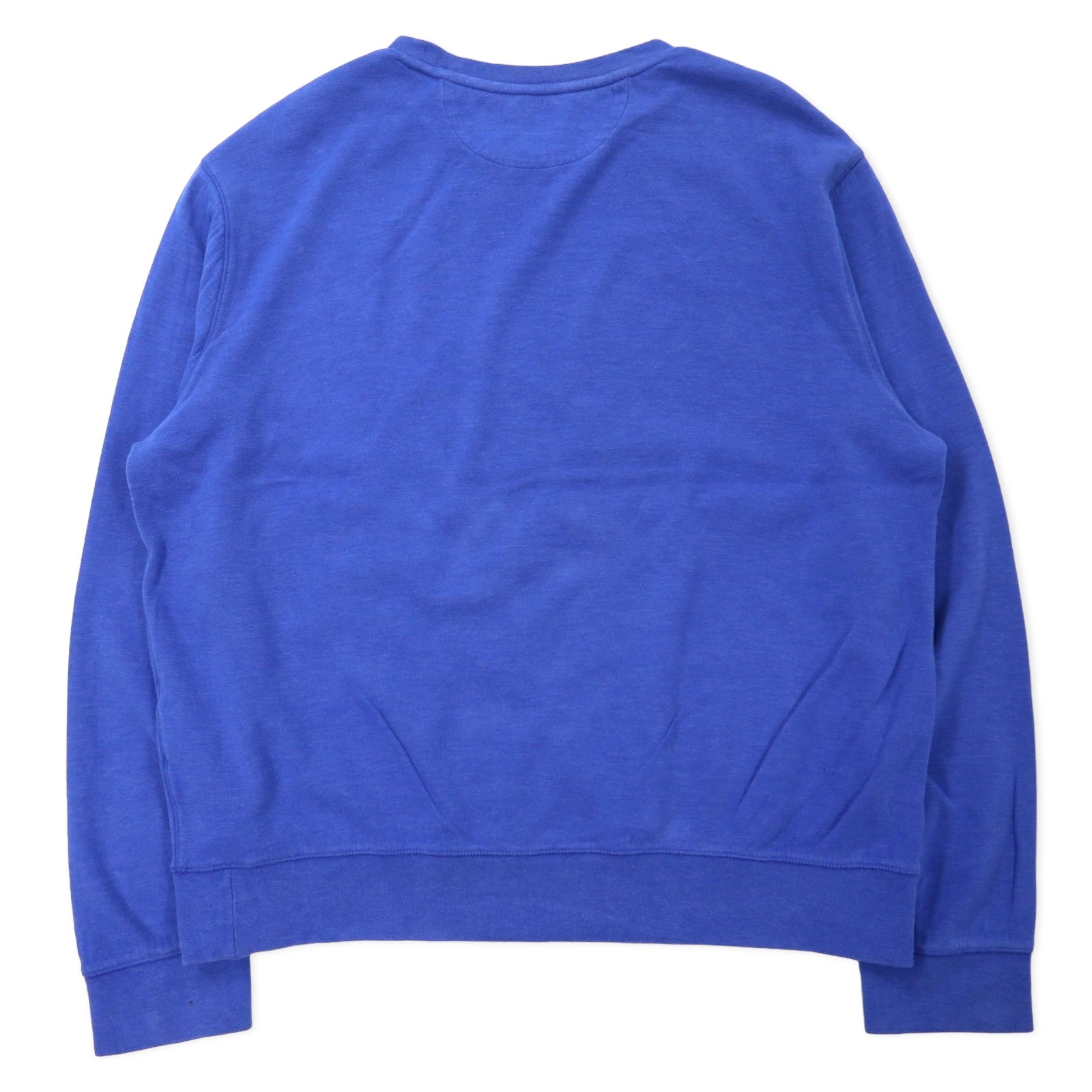 Polo Ralph Lauren Felpa Performance L Blu Cotone con ricamo piccolo pony