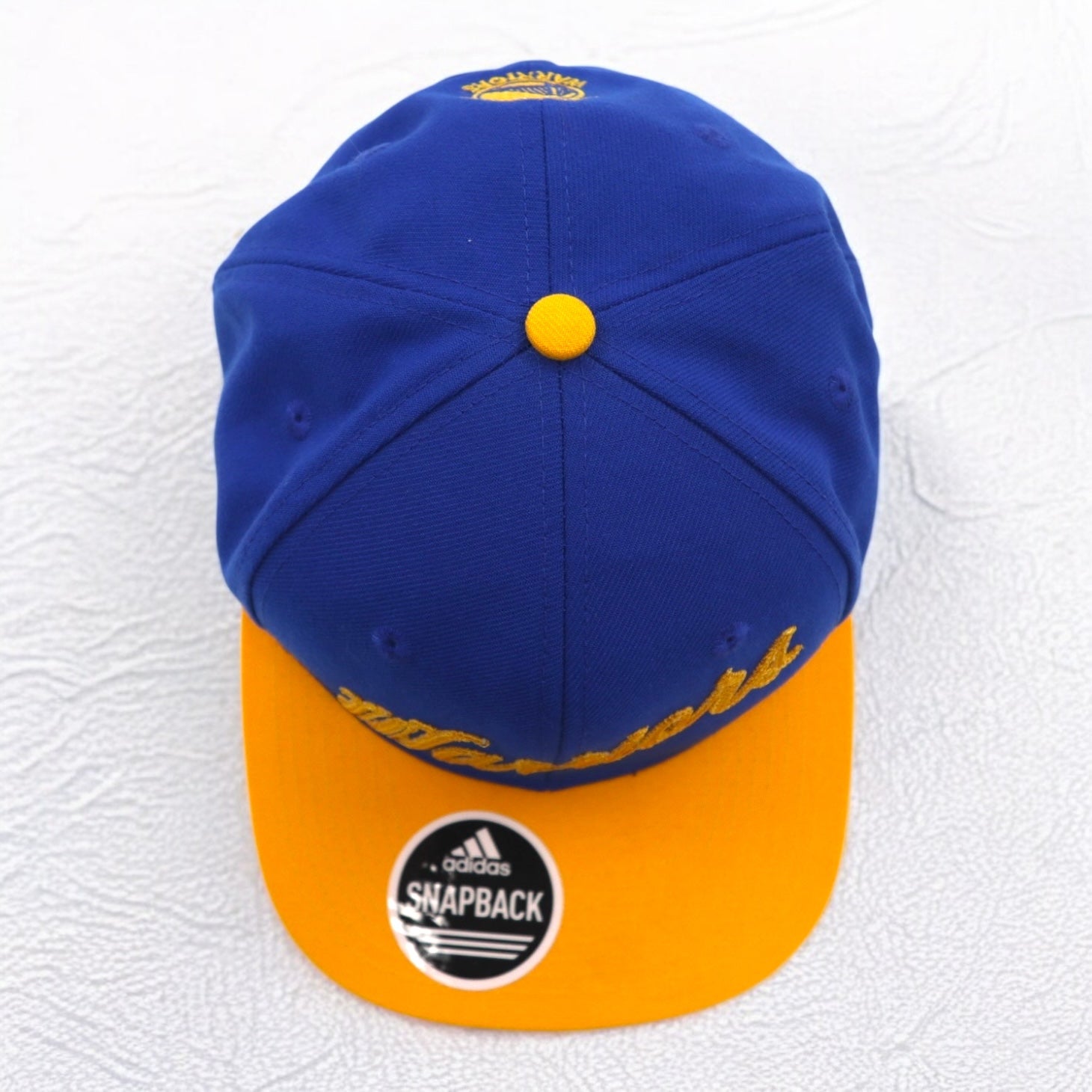 adidas Cappellino da baseball snapback ONE blu NBA GOLDEN STATE WARRIORS 211AZ Nuovo senza etichette