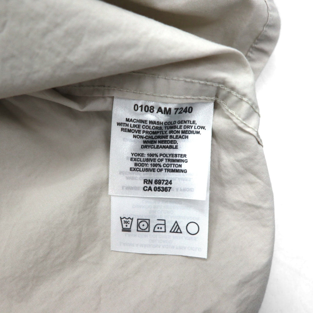 Columbia camicia a maniche corte abbottonata da pesca, taglia M, beige, poliestere, Marquam Trail S/S Shirt AM7240, Made in Sri Lanka, nuovo con etichette