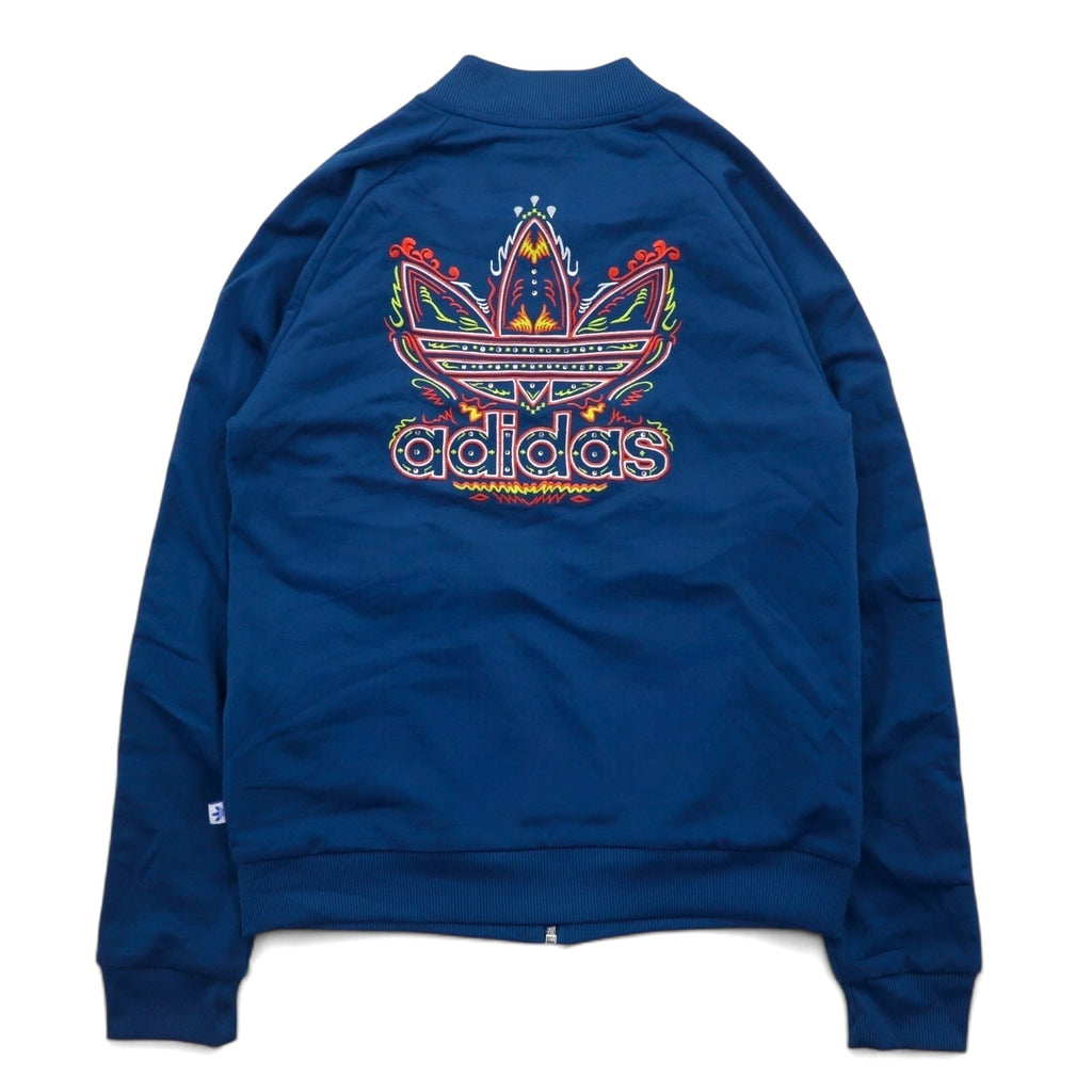 adidas originals Giacca da tuta Superstar Track Top modello ATP, taglia XL, blu navy, 3 strisce, trifoglio ricamato, Emb SG TT S00011, Made in Turchia