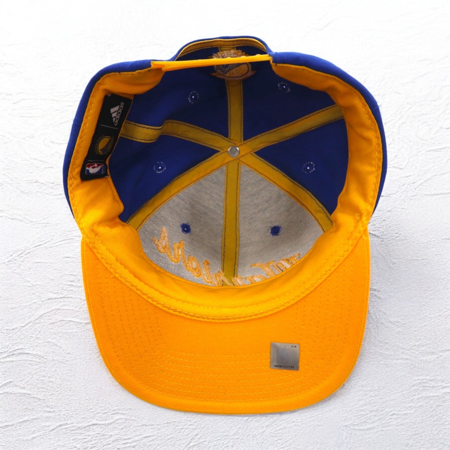 adidas Cappellino da baseball snapback ONE blu NBA GOLDEN STATE WARRIORS 211AZ Nuovo senza etichette