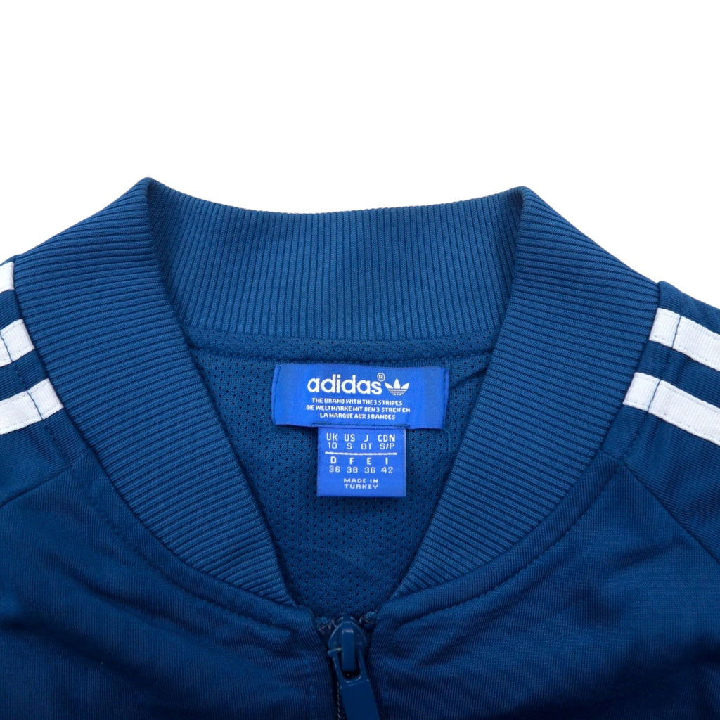 adidas originals Giacca da tuta Superstar Track Top modello ATP, taglia XL, blu navy, 3 strisce, trifoglio ricamato, Emb SG TT S00011, Made in Turchia