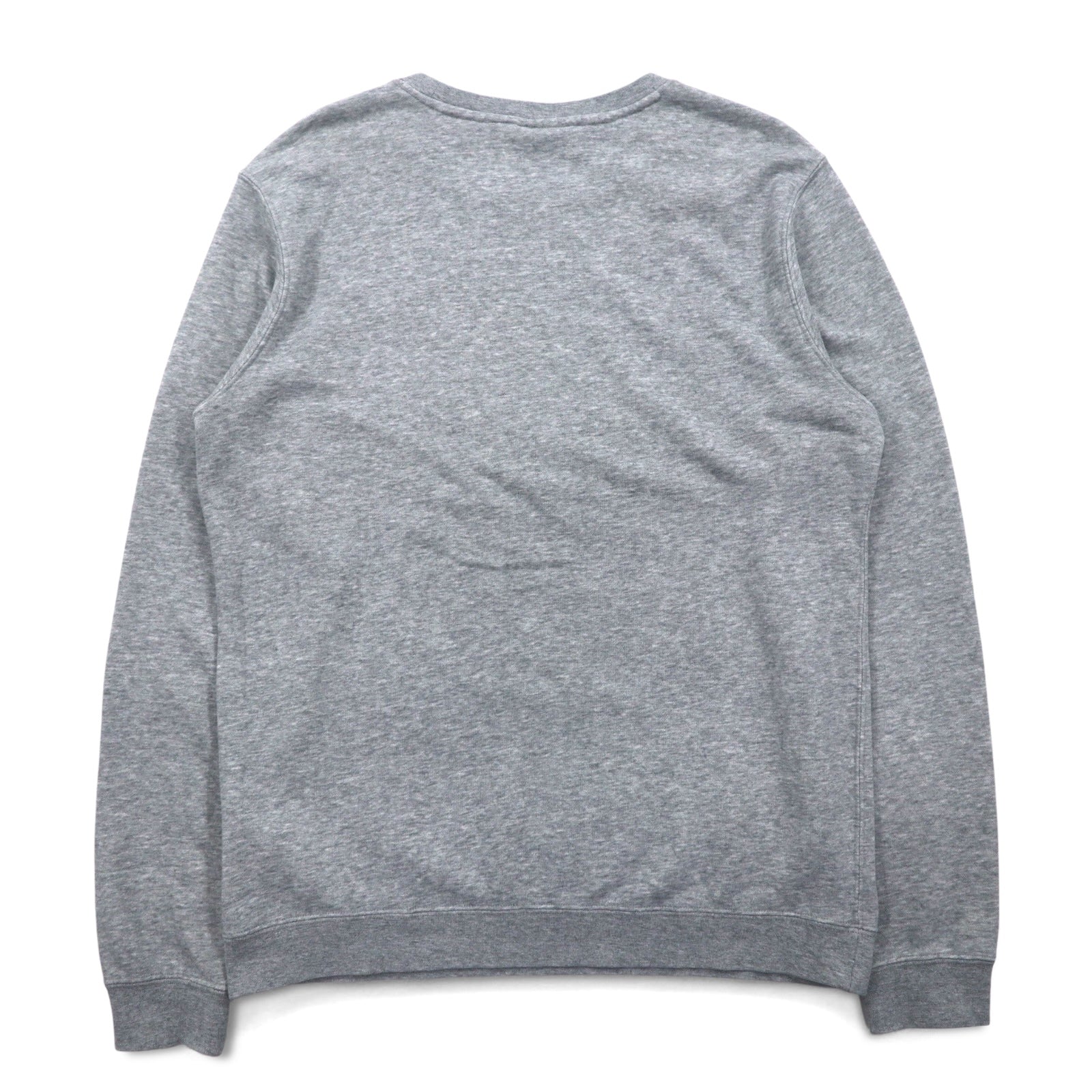 NIKE Felpa girocollo M grigio cotone 804343-063