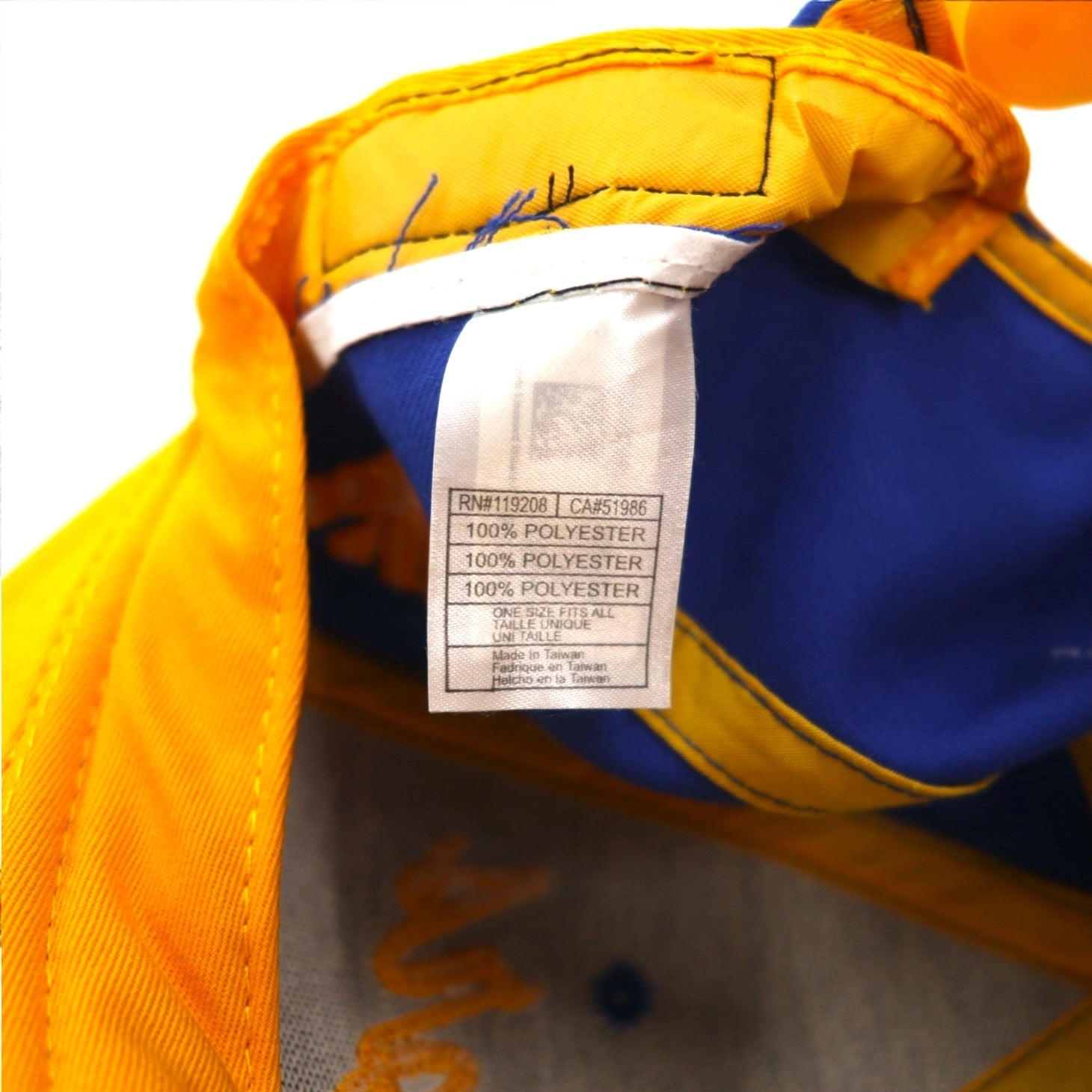 adidas Cappellino da baseball snapback ONE blu NBA GOLDEN STATE WARRIORS 211AZ Nuovo senza etichette