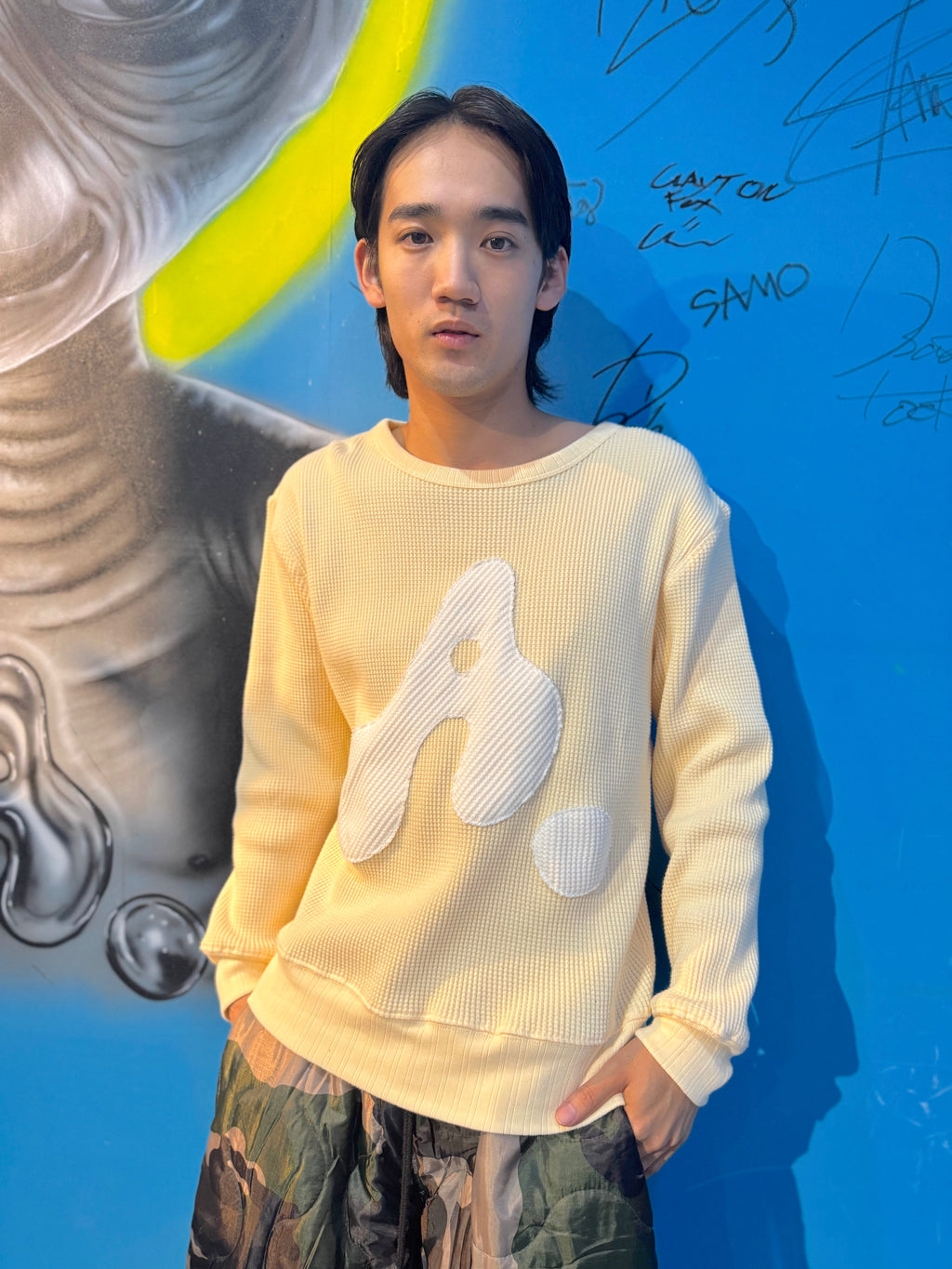 "A" HEAVY WEIGHT L/S THERMAL(NATURAL)
