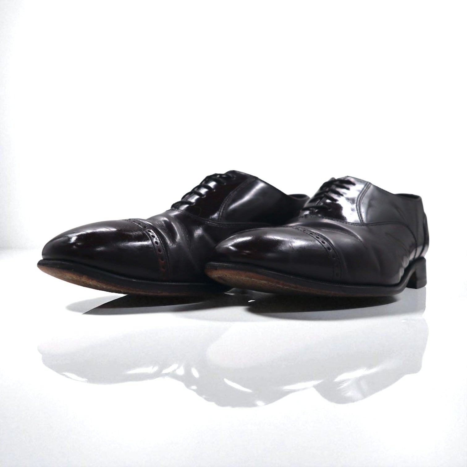 FLORSHEIM Scarpe stringate con punta dritta 27,5 cm, bordeaux, pelle 11616-601