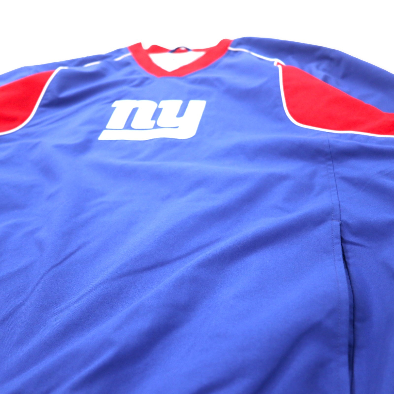 NFL TEAM APPAREL ピステ プルオーバー スポーツジャケット 2XL ブルー ポリエステル New York Giants ビッグサイズ