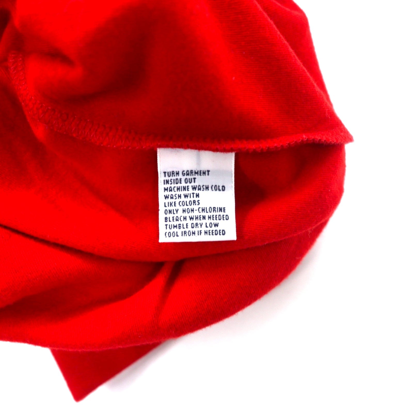POLO GOLF RALPH LAUREN felpa con mezza zip M rossa in cotone con ricamo pony, made in Perù