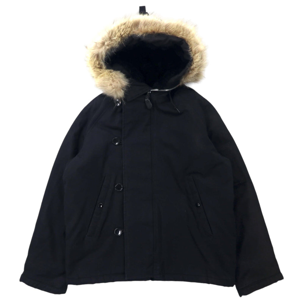 SPIEWAK & SONS GOLDEN FLEECE USA N-2B Giacca da volo 38 Nero Cotone 6N2BM0D