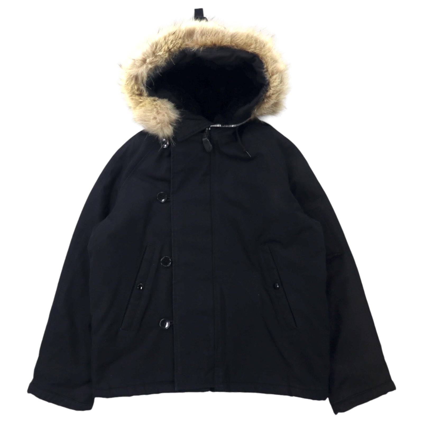 SPIEWAK & SONS GOLDEN FLEECE USA N-2B Giacca da volo 38 Nero Cotone 6N2BM0D