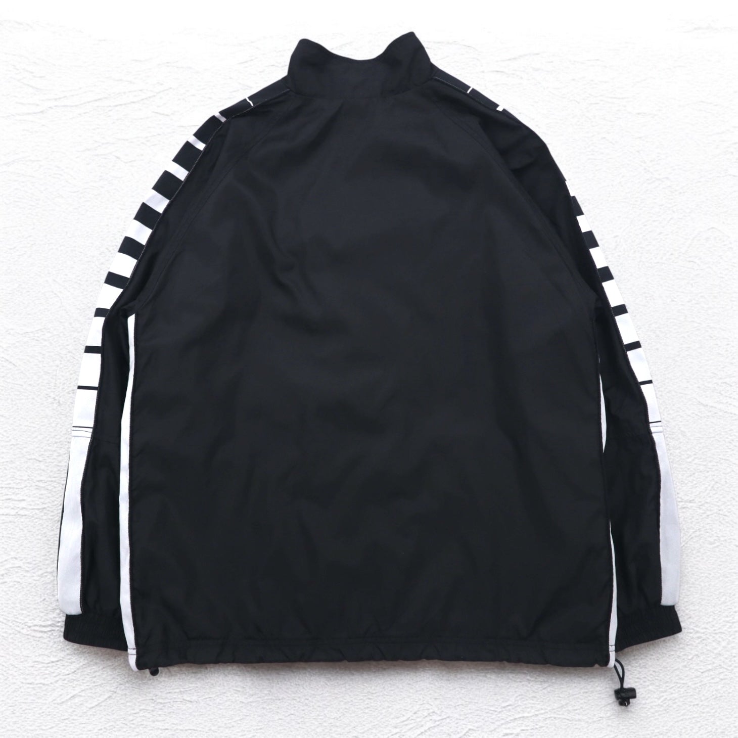 Giacca sportiva in nylon adidas TEAM anni '90, giacca da pista, tuta da ginnastica XL, strisce laterali, fodera in mesh