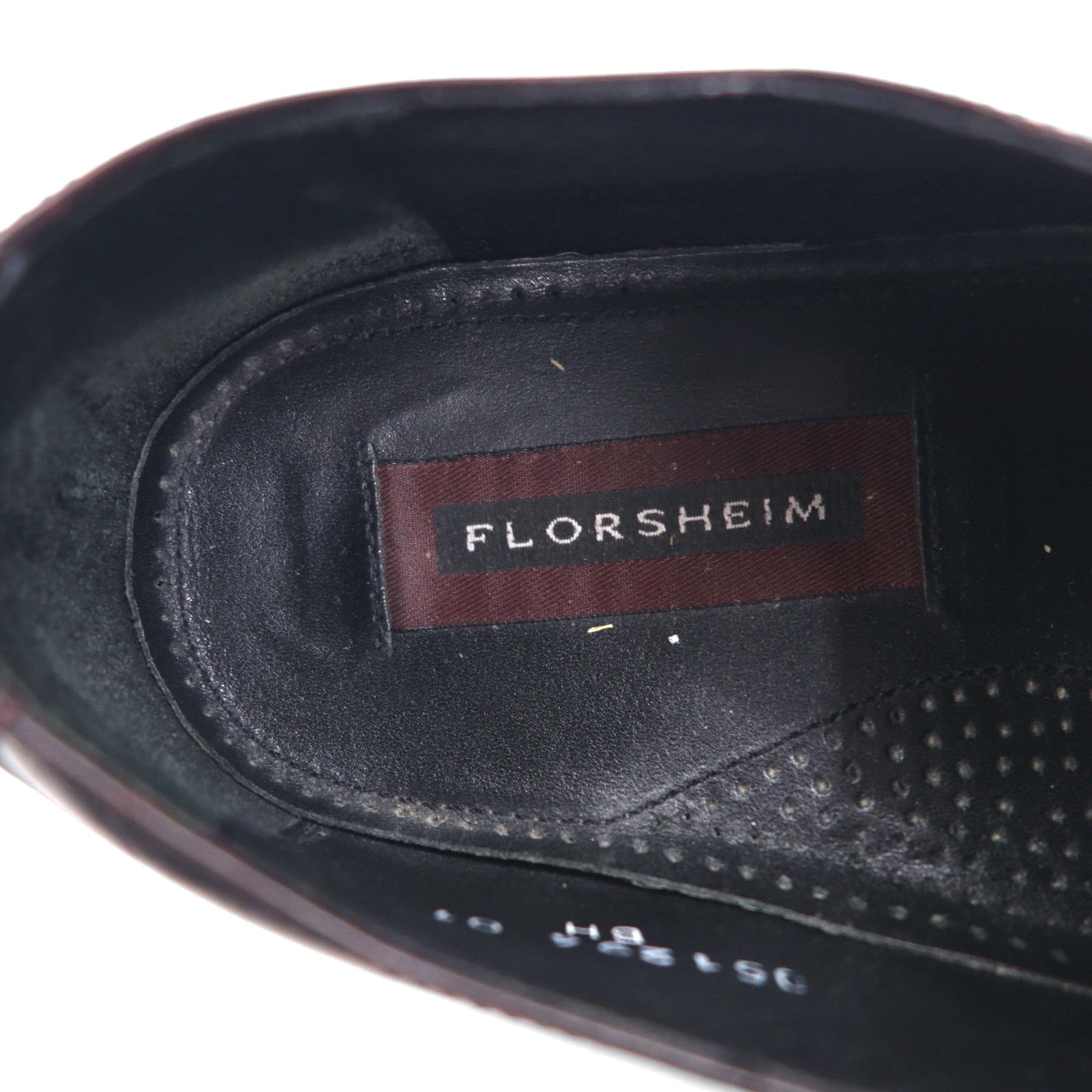FLORSHEIM Scarpe stringate con punta dritta 27,5 cm, bordeaux, pelle 11616-601