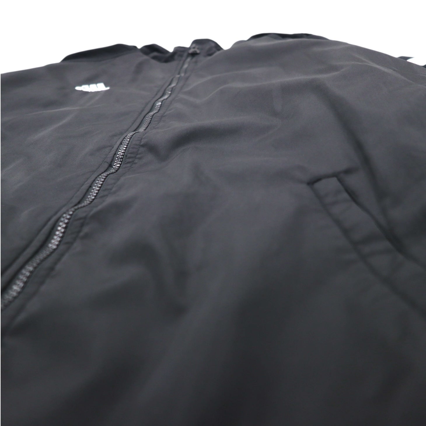 Giacca sportiva in nylon adidas TEAM anni '90, giacca da pista, tuta da ginnastica XL, strisce laterali, fodera in mesh